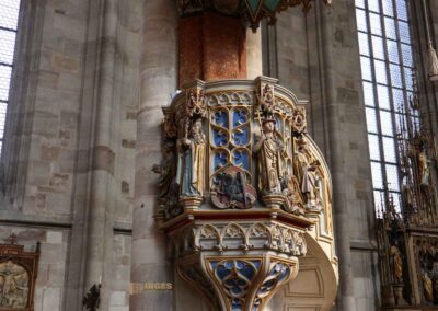 Kanzel Münster St. MGeorg in Dinkelsbühl