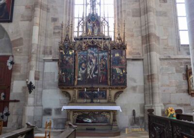 Sebastiansaltar Münster St. Georg in Dinkelsbühl