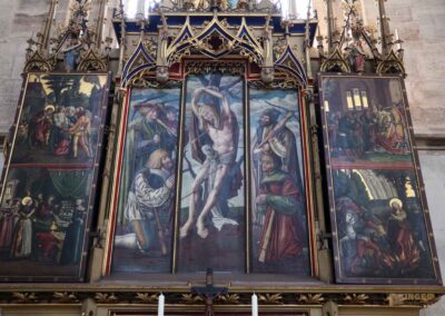 Sebastiansaltar Münster St. Georg in Dinkelsbühl
