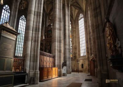 Chorumgang Münster St. Georg in Dinkelsbühl