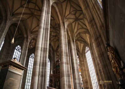 Chorumgang Münster St. Georg in Dinkelsbühl