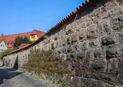 Ein Bummel durch Dinkelsbühl 19 Stadtmauer in Dinkelsbühl