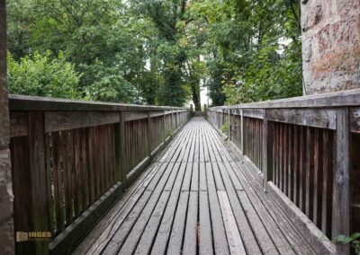 Ein Bummel durch Dinkelsbühl 88 Oberer Mauerweg in Dinkelsbühl