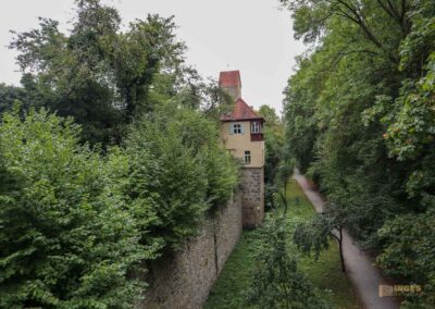 Ein Bummel durch Dinkelsbühl 89 Oberer Mauerweg in Dinkelsbühl