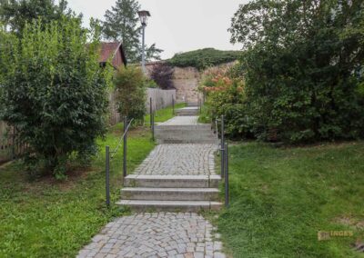 Ein Bummel durch Dinkelsbühl 92 Oberer Mauerweg in Dinkelsbühl