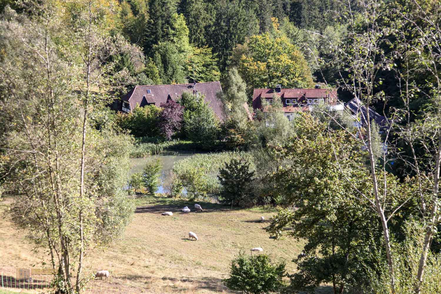 Herrenmühle Herrenbachstausee Kreis Göppingen da-3760 Herrenmühle beim Herrenbachstausee Kreis Göppingen da-3760