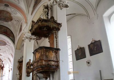 Kanzel Marienkirche in Ellwangen