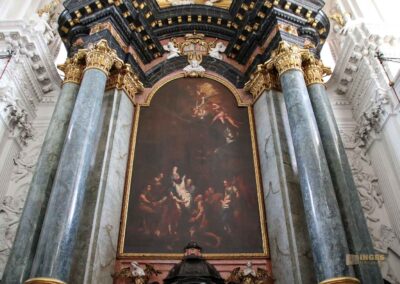 In der Wallfahrtskirche Schönenberg bei Ellwangen 18 Hochaltar in der Wallfahrtskirche Schönenberg bei Ellwangen