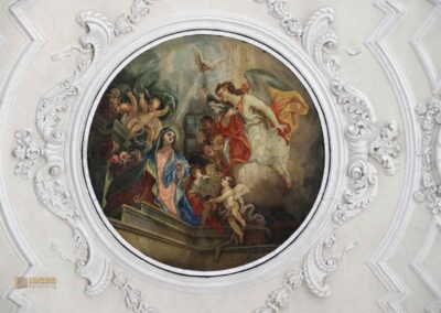 In der Wallfahrtskirche Schönenberg bei Ellwangen 49 Deckenfresken in der Wallfahrtskirche Schönenberg bei Ellwangen