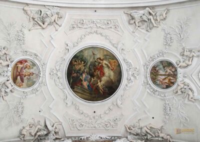In der Wallfahrtskirche Schönenberg bei Ellwangen 40 Deckenfresken in der Wallfahrtskirche Schönenberg bei Ellwangen