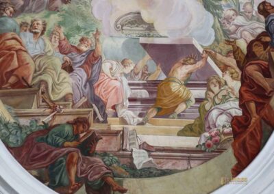 In der Wallfahrtskirche Schönenberg bei Ellwangen 50 Deckenfresken in der Wallfahrtskirche Schönenberg bei Ellwangen