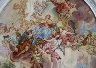 In der Wallfahrtskirche Schönenberg bei Ellwangen 51 Deckenfresken in der Wallfahrtskirche Schönenberg bei Ellwangen