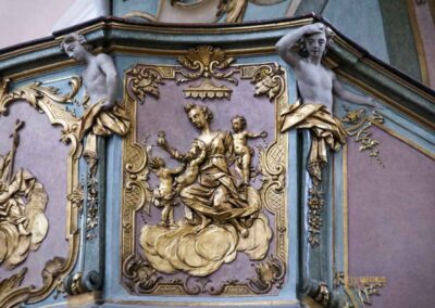 Kanzel in der Basilika St. Vitus in Ellwangen