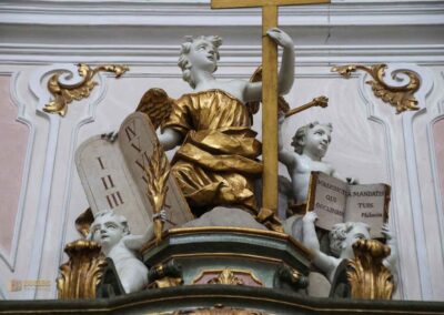 Kanzel in der Basilika St. Vitus in Ellwangen