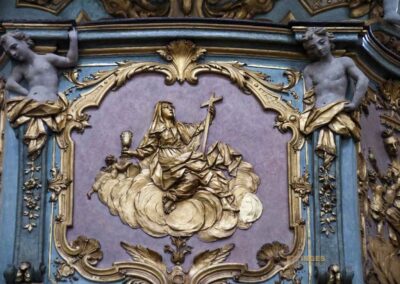 Kanzel in der Basilika St. Vitus in Ellwangen