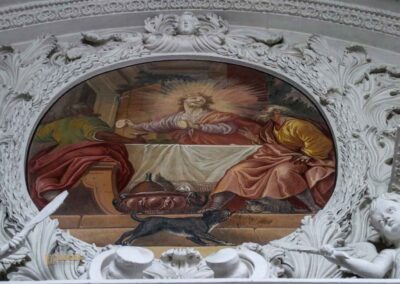 In der Wallfahrtskirche Schönenberg bei Ellwangen 44 Deckenfresken in der Wallfahrtskirche Schönenberg bei Ellwangen