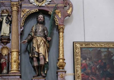 Seitenaltar in der Basilika St. Vitus in Ellwangen