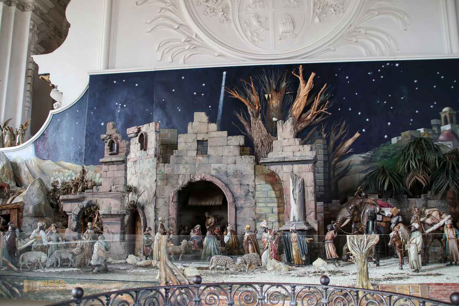 Weihnachtskrippe in der Wallfahrtskirche auf dem Schönenberg bei Ellwangen 0412 Weihnachtskrippe in der Wallfahrtskirche auf dem Schönenberg bei Ellwangen 0412