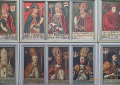 Galerie der Ellwanger Fürstpröpste in der Basilika St. Vitus in Ellwangen