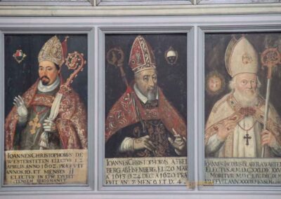 Galerie der Ellwanger Fürstpröpste in der Basilika St. Vitus in Ellwangen