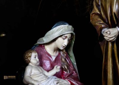 Weihnachtskrippe Wallfahrtskirche Schönenberg bei Ellwangen