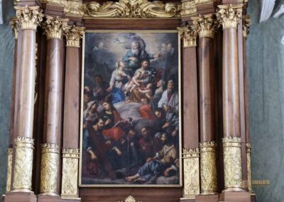 Seitenaltar in der Basilika St. Vitus in Ellwangen
