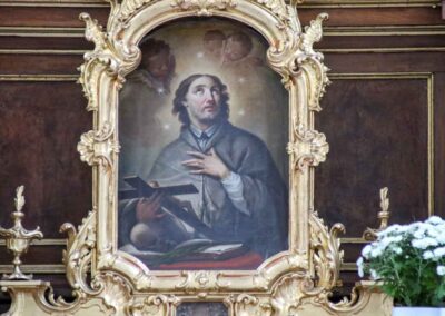 Seitenaltar in der Basilika St. Vitus in Ellwangen