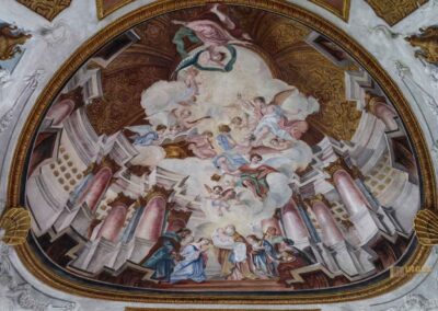 Deckengemälde in der Evangelischen Stadtkirche in Ellwangen