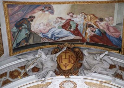 Deckengemälde in der Evangelischen Stadtkirche in Ellwangen