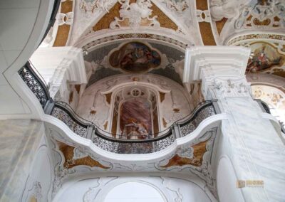 Deckengemälde in der Evangelischen Stadtkirche in Ellwangen