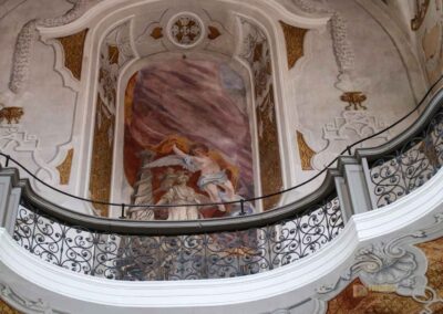 Deckengemälde in der Evangelischen Stadtkirche in Ellwangen