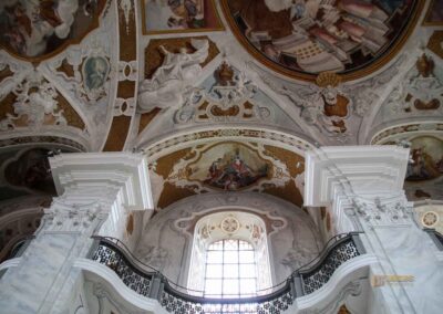 Deckengemälde in der Evangelischen Stadtkirche in Ellwangen