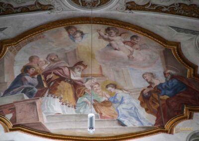 Deckengemälde in der Evangelischen Stadtkirche in Ellwangen