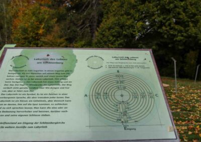 In der Wallfahrtskirche Schönenberg bei Ellwangen 122 Das Labyrinth des Lebens - Wallfahrtskirche Schönenberg