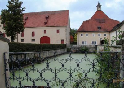 Löschteich im Schloss ob Ellwangen