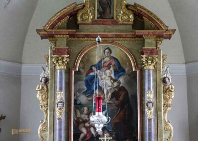 Hauptaltar in der St.-Antonius-Kapelle in Schrezheim