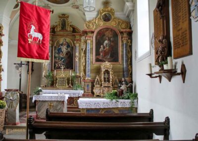 Seitenaltar in der St.-Antonius-Kapelle in Schrezheim