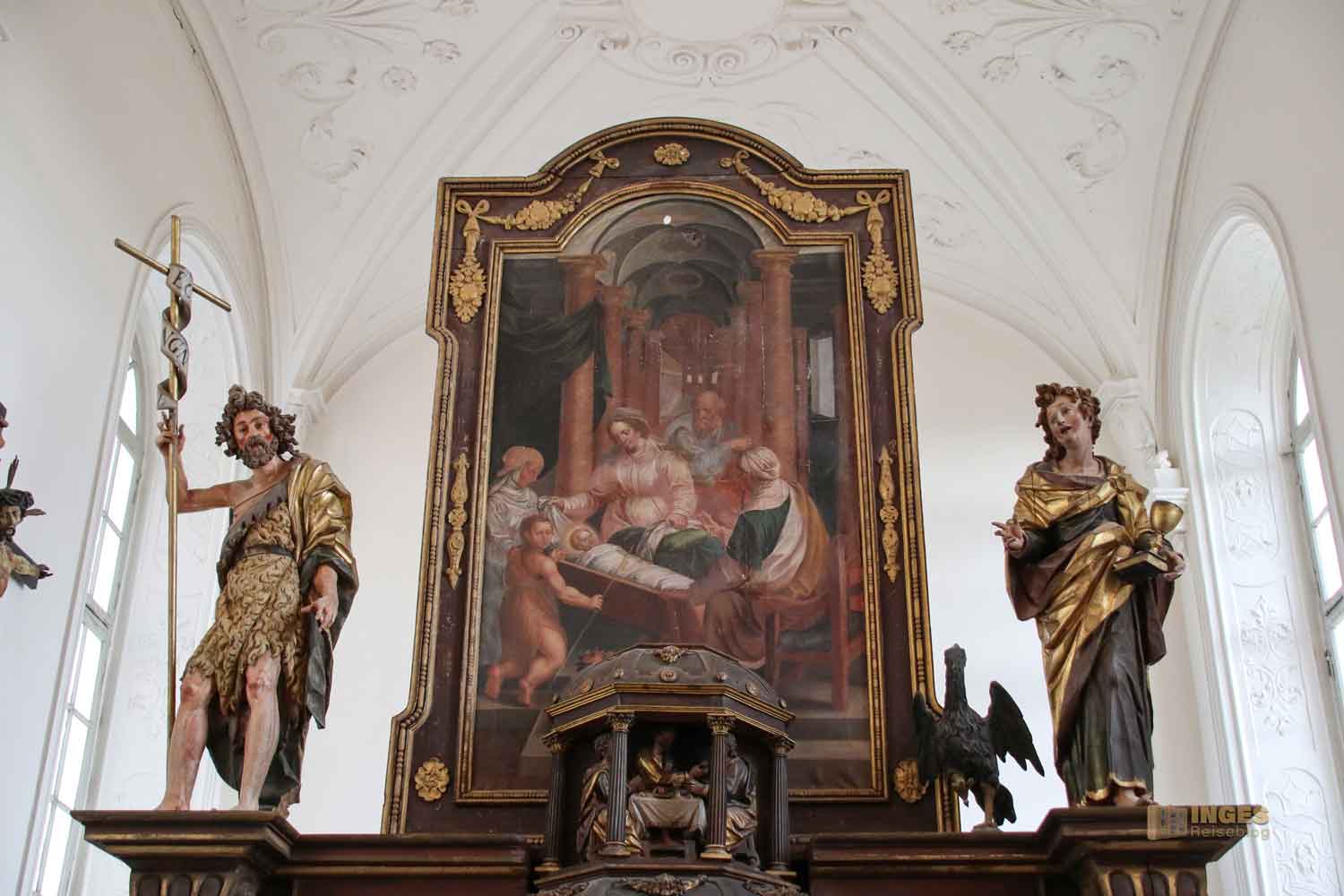 Hauptaltar Schlosskapelle St. Wendelin im Schloss ob Ellwangen 0806 Hauptaltar Schlosskapelle St. Wendelin im Schloss ob Ellwangen 0806