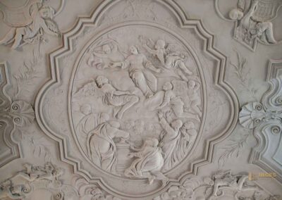 Die Schlosskapelle St. Wendelin im Schloss ob Ellwangen 17 Stuckdecke Schlosskapelle St. Wendelin im Schloss ob Ellwangen