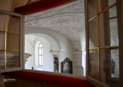 Die Schlosskapelle St. Wendelin im Schloss ob Ellwangen 22 Blick von der Fürstenloge Schlosskapelle St. Wendelin im Schloss ob Ellwangen