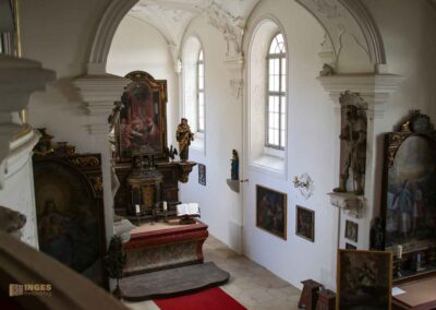 Die Schlosskapelle St. Wendelin im Schloss ob Ellwangen 19 Blick von der Fürstenloge Schlosskapelle St. Wendelin im Schloss ob Ellwangen
