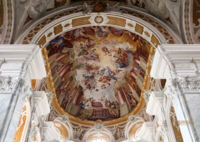 Deckengemälde in der Evangelischen Stadtkirche in Ellwangen