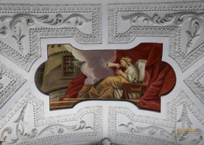 In der Wallfahrtskirche Schönenberg bei Ellwangen 56 Deckenfresken in der Wallfahrtskirche Schönenberg bei Ellwangen