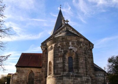 Ein Bummel durch Göppingen 31 Außenansicht Stiftskirche Faurndau 0516