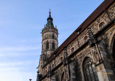 In der Stiftskirche St. Amandus in Bad Urach 1 Außenansicht Stiftskirche St. Amandus Bad Urach 0714