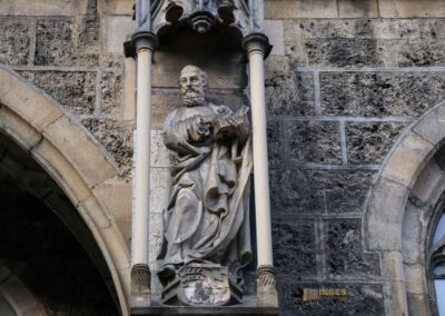 In der Stiftskirche St. Amandus in Bad Urach 5 Außenansicht Stiftskirche St. Amandus Bad Urach 0721