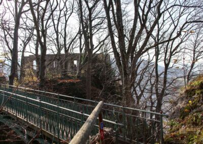 Brücke zur Burgruine Rosenstein 1155