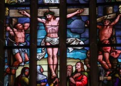 In der Stiftskirche St. Amandus in Bad Urach 31 Chorfenster St. Amandus Kirche Bad Urach 0672