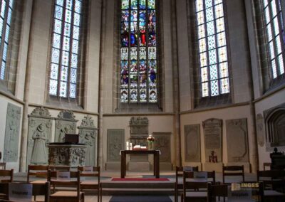 In der Stiftskirche St. Amandus in Bad Urach 21 Chorraum in der Amanduskirche Bad Urach 0664