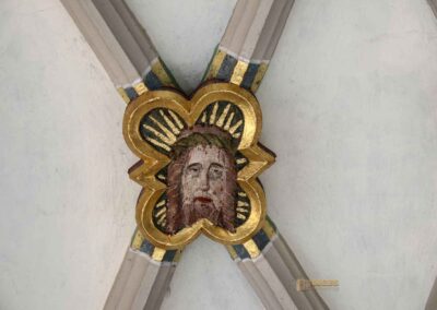 Die Oberhofenkirche in Göppingen 25 Decke südlicher Eingang Oberhofenkirche Göppingen0134